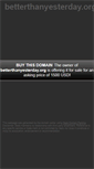 Mobile Screenshot of betterthanyesterday.org